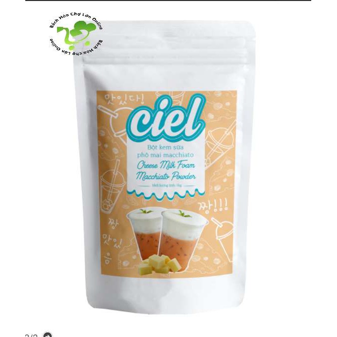 Bột váng sữa milk foam phô mai machiato Ciel 1kg