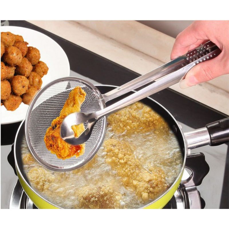Dụng cụ gắp chiên có lưới tiện dụng,,,