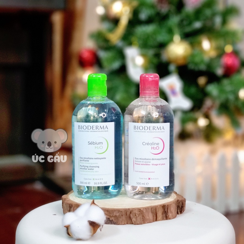 Nước Tẩy Trang Bioderma Xanh, Hồng 500ml