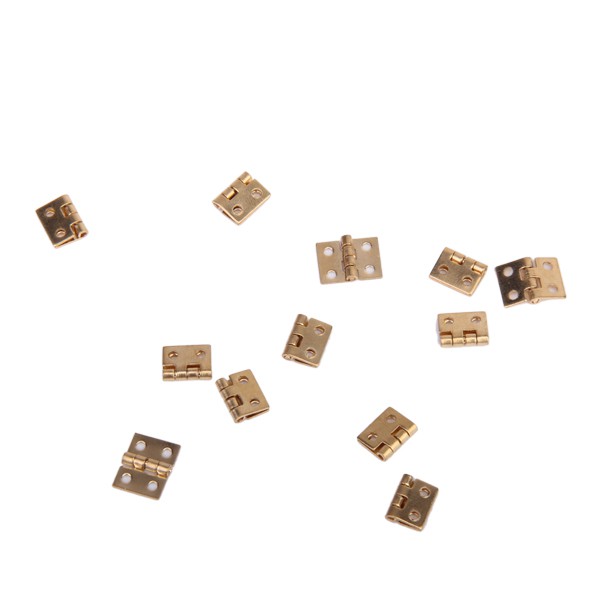 Bản Lề Mini 1 / 12 Màu Vàng Kim Trang Trí Nội Thất Nhà Búp Bê