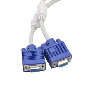 Cáp chia VGA 1 cổng ra 2 cổng - (Trắng, Xanh)