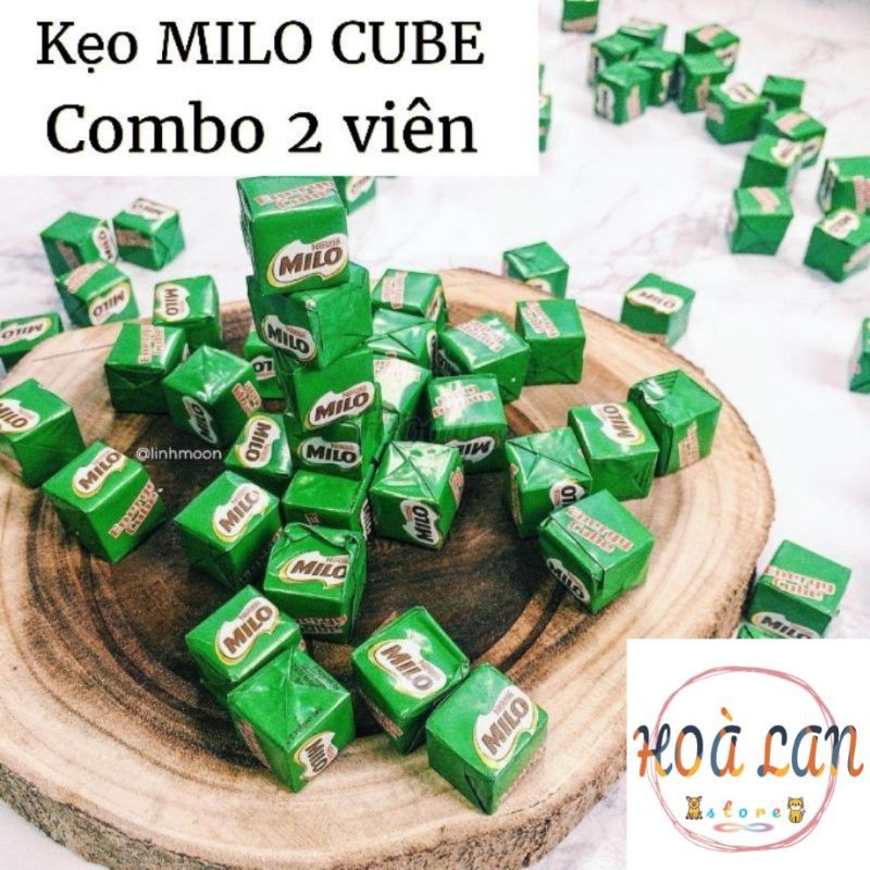 1 Viên Kẹo Milo Cube viên vuông vị sữa, ăn là nghiền luôn, Đồ ăn vặt SNACK SEEKER😋😋😋