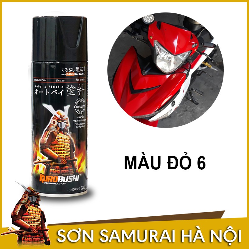 Chai Sơn Samurai Màu đỏ 6