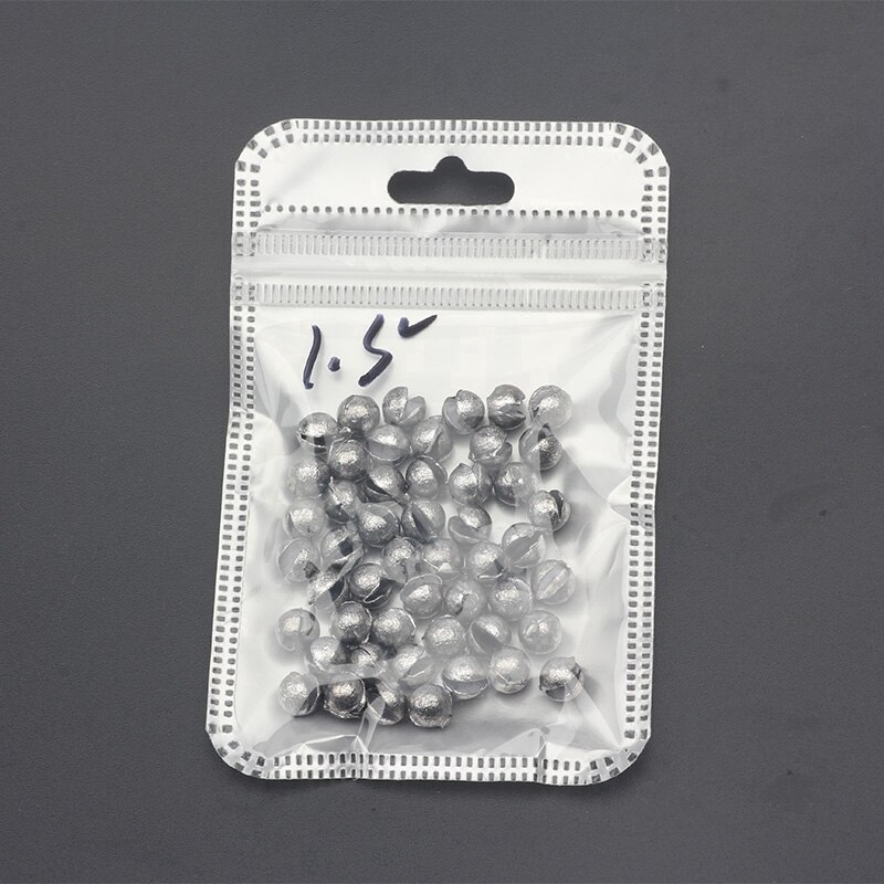 Bộ 50 hạt chì đối trọng câu cá chuyên dụng 0.2-2.1g G4-7B