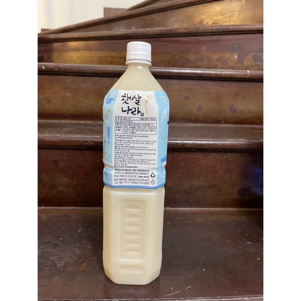 Thùng 12 chai nước gạo Hàn Quốc OKF 1,5L