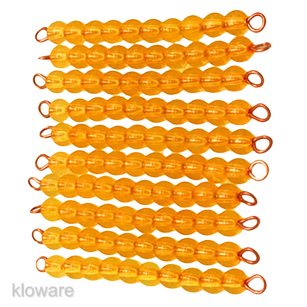 [Kloware] Bộ 10 Đồ Chơi Đếm Từ 1-100 Hạt Dùng Làm Quà Giáng Sinh
