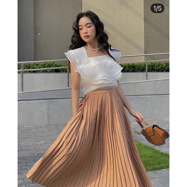 Áo cổ bèo Rechic