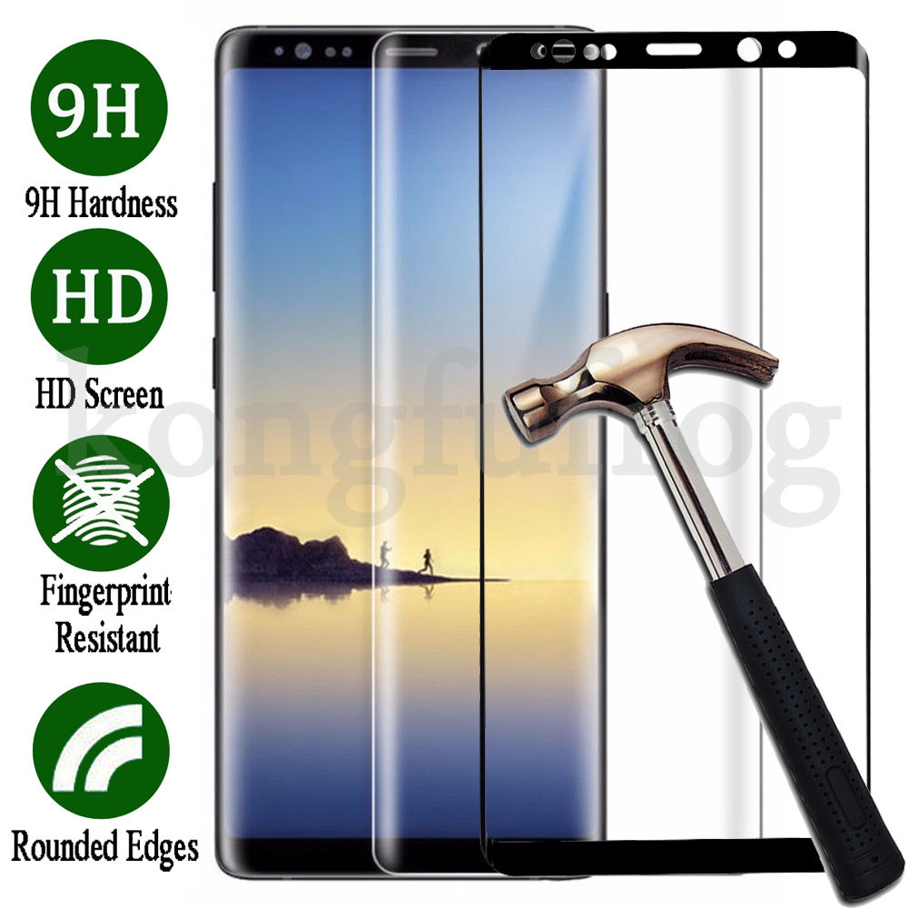 Miếng dán cường lực cong 3D bảo vệ toàn màn hình cho Samsung Galaxy S9 Plus