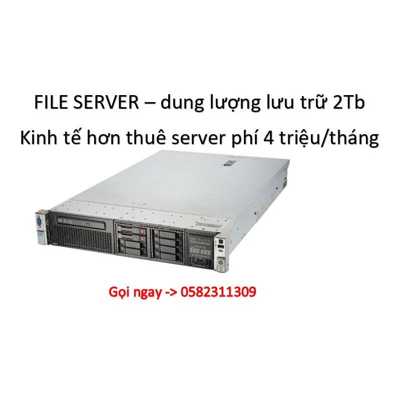 Máy chủ WANS1EM đã cài sẵn file server