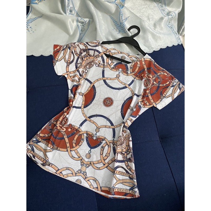 Áo thun giấy họa tiết xích Quảng Châu.