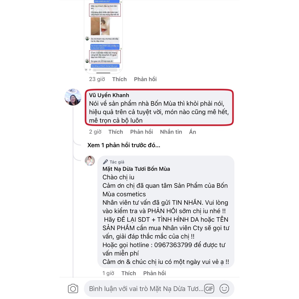 3 HỘP  MẶT NẠ DỪA TINH THỂ BỐN MÙA