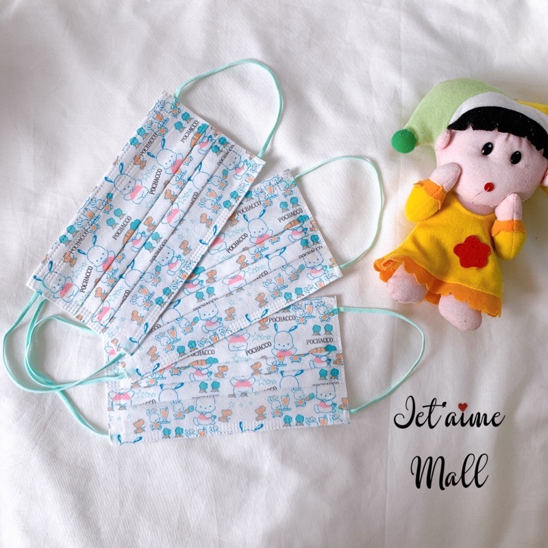 10 cái khẩu trang y tế in hình hoạt hình đáng yêu dễ thương