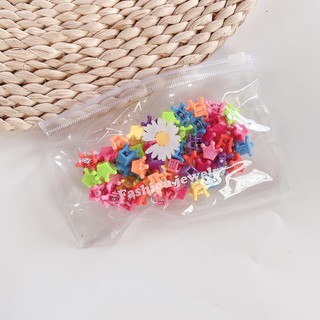 Set 50 Kẹp Tóc Càng Cua Mini Nhiều Màu Cho Bé Gái