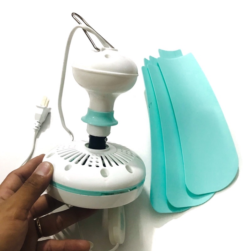 Quạt mini đuổi ruồi muỗi côn trùng, quạt treo mùng màn cho em bé