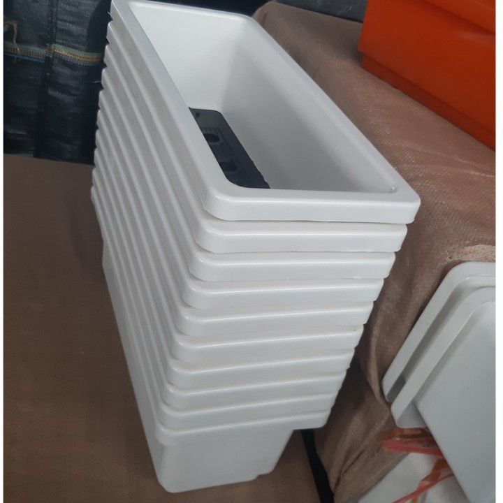 Combo 05 chậu dài thông minh kích thước 48x20x16 cm