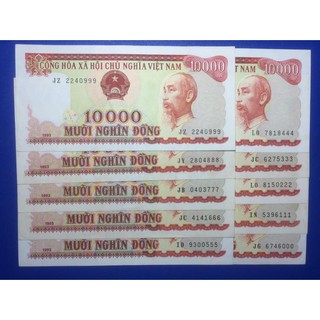 10 nghìn đỏ năm 1993 chất lượng 85%