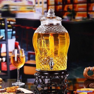 Bình Ngâm Rượu Thủy Tinh 6 Lít - Bình Ngâm Sâm 8833
