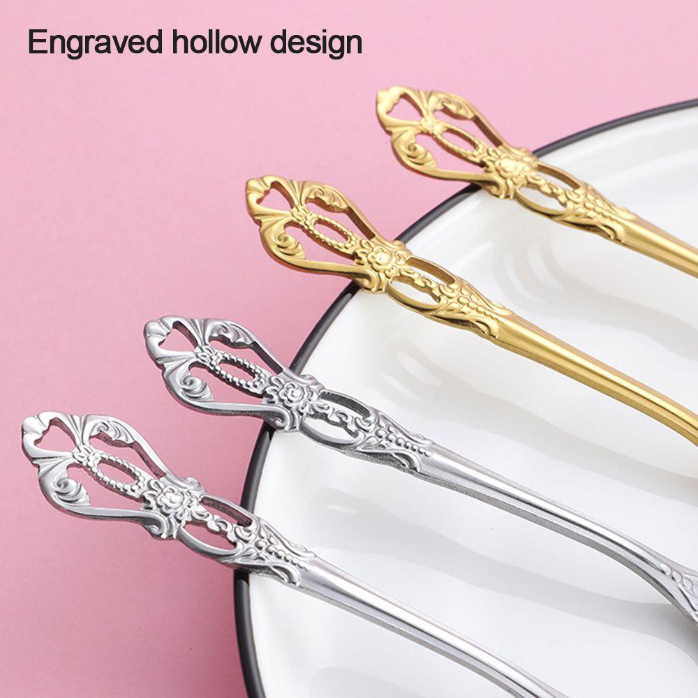 Muỗng Cà Phê Bằng Thép Không Gỉ Phong Cách Châu Âu