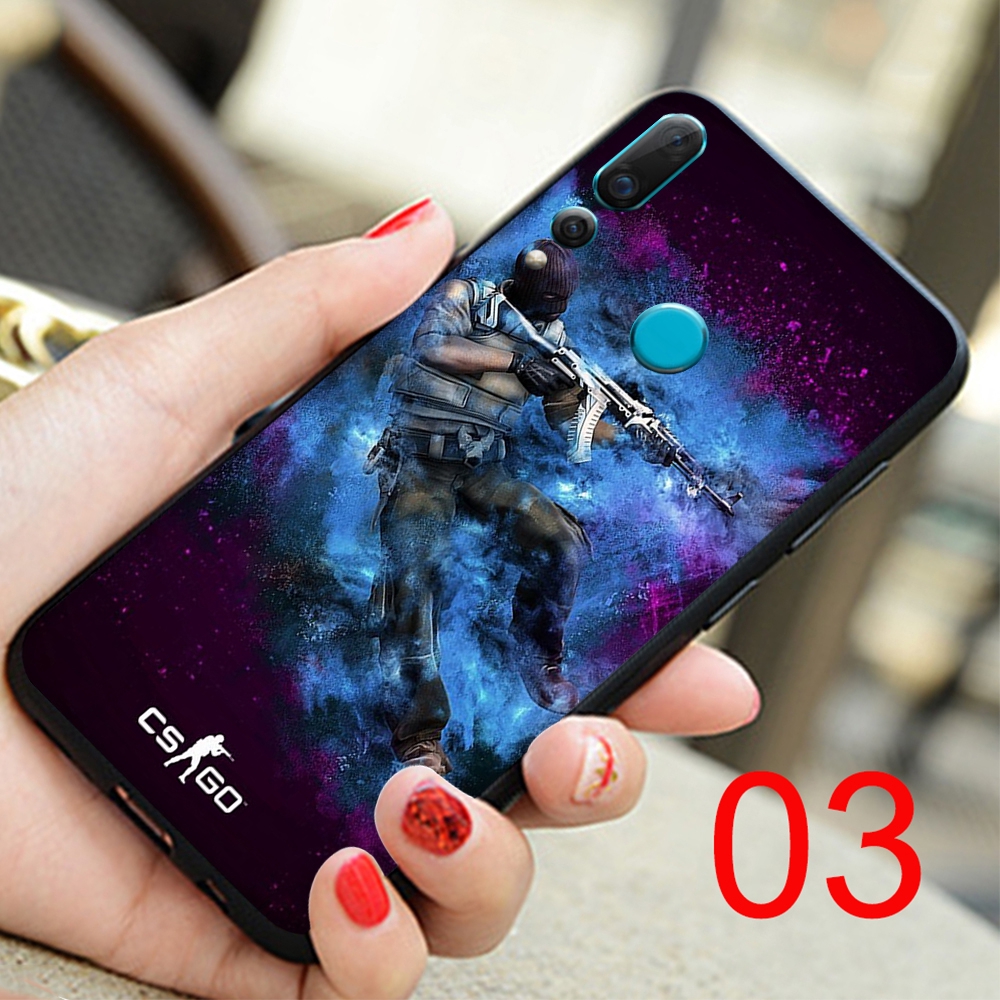 Ốp Điện Thoại Mềm Hình Cs Go Cho Xiaomi Mi 10 Redmi 8 8a Note 8 9 Pro Max No28