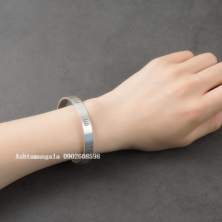 Vòng Tay Khắc Om Mani Padme Hum Tây Tạng