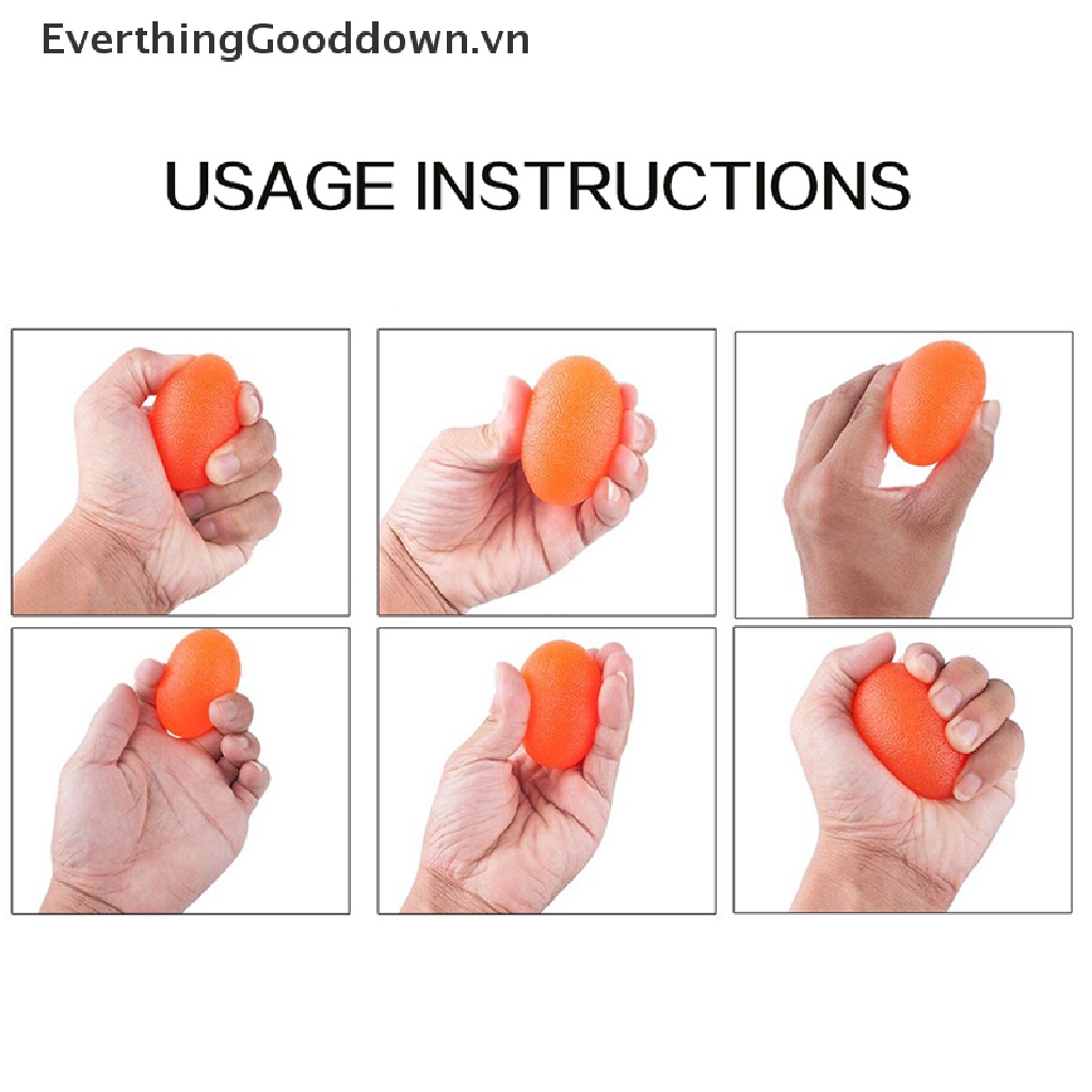 Everthinggooddown Dụng Cụ Luyện Tập Cơ Tay Bằng Silica Gel