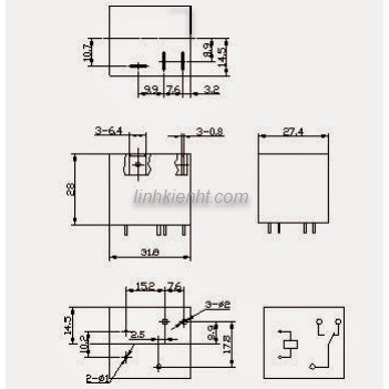 SLC-05VDC-SL-C SLC-12VDC-SL-C SLC-24VDC-SL-C rơ le thường mở 5 chân 30A T91 Songle SLC relay