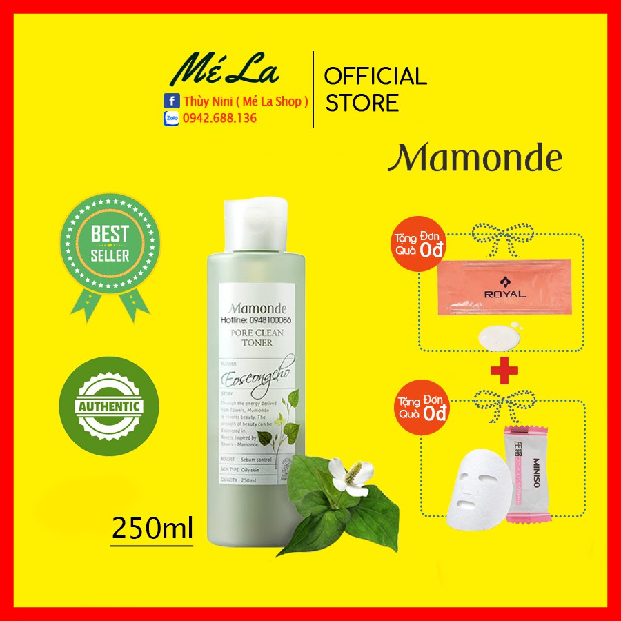 ✅[NỘI ĐỊA HÀN] Nước Hoa Hồng Diếp Cá Mamonde Toner Diếp Cá Mamonde 250ml | BigBuy360 - bigbuy360.vn