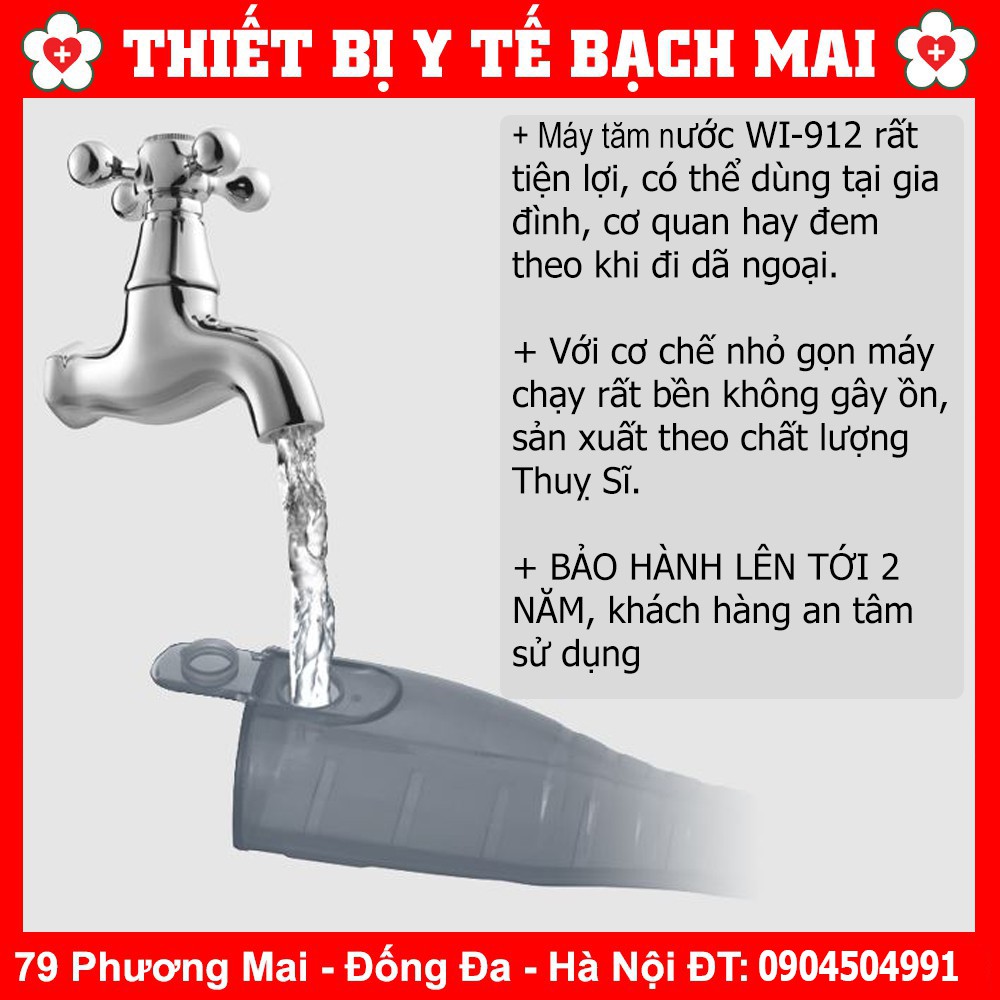 [Tặng 01 Máy Đo Huyết Áp Tại Đây] Máy Tăm Nước B Well WI-912 Chính Hãng Thuỵ Sĩ