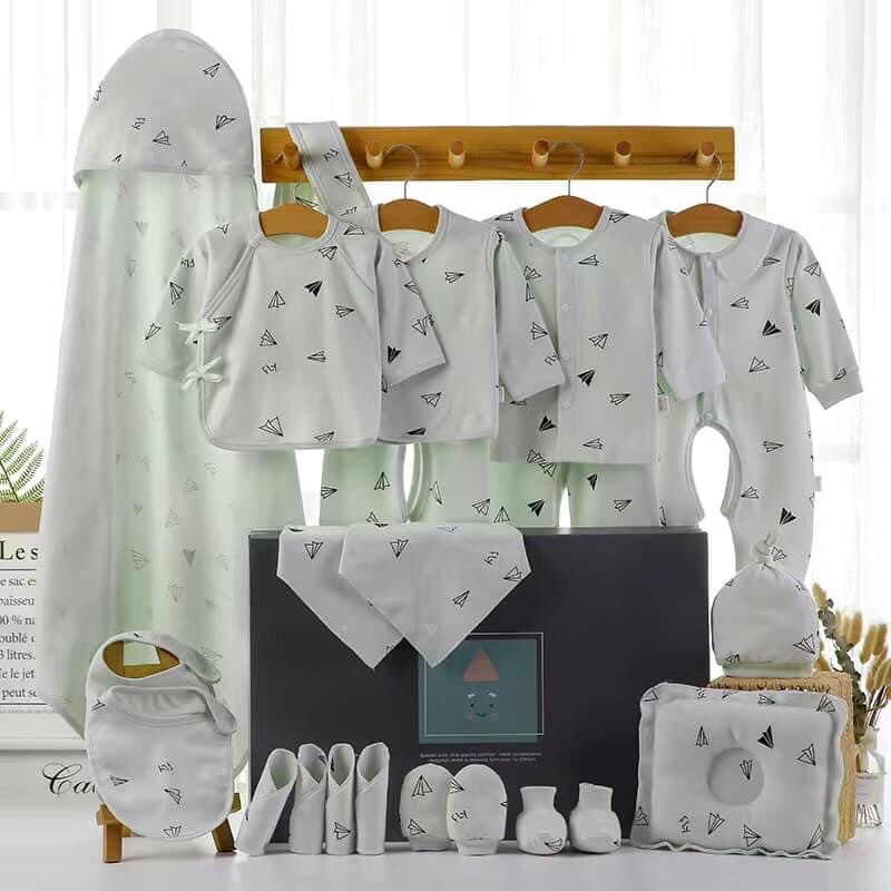 Set đồ sơ sinh 22 món + hộp quà