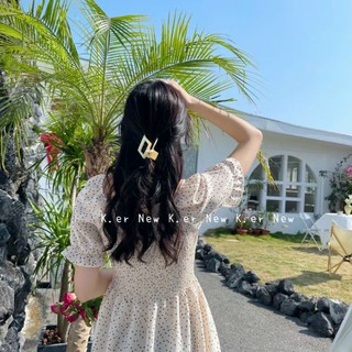 Váy nhún smoke chấm bi