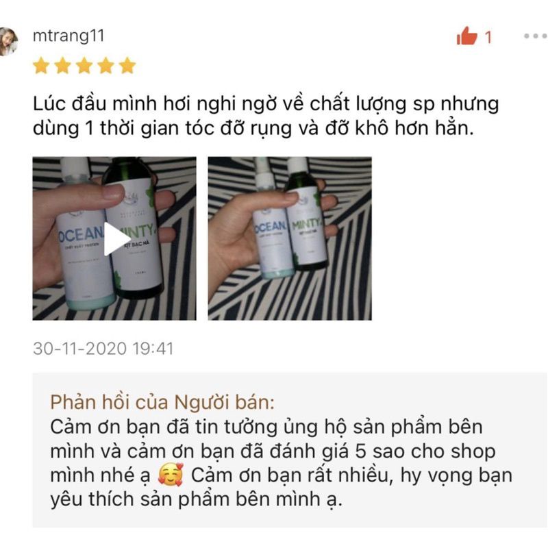MINTY - Xịt Dưỡng Da Đầu Bạc Hà