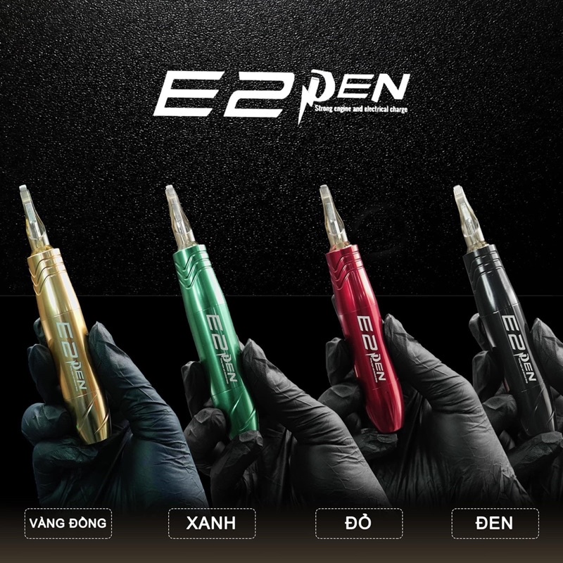 Máy Pen EZ E2 Mini Siêu Êm Cao Cấp Phun Xăm (Tặng 5 Kim)