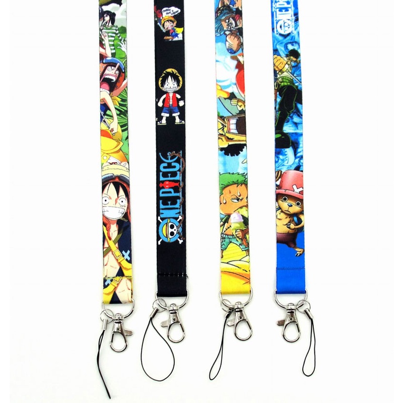 Dây Đeo Cổ In Họa Tiết Hoạt Hình One Piece Chống Rơi Cho Điện Thoại