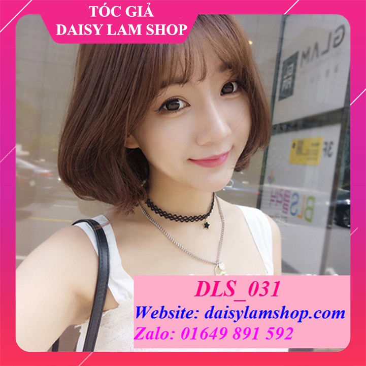 [TẶNG TRÙM LƯỚI] TÓC GIẢ MÁI THƯA NGẮN S031