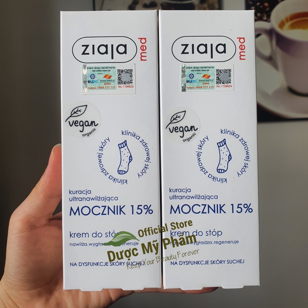 Kem Mềm Da 15% Ure - Ziaja Med Mocznik 15% Urea Cream 100ml