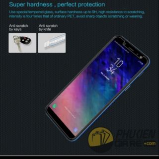 Kính cường lực Nillkin Samsung Galaxy A6 2018 Amazing 9H chính hãng