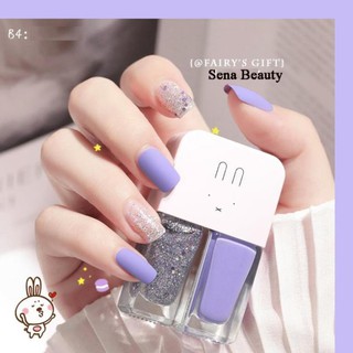 Kimthoa kimthoa fl full set 2 chai sơn móng tay nhũ + lì fairy's gift 2*6ml mhb19