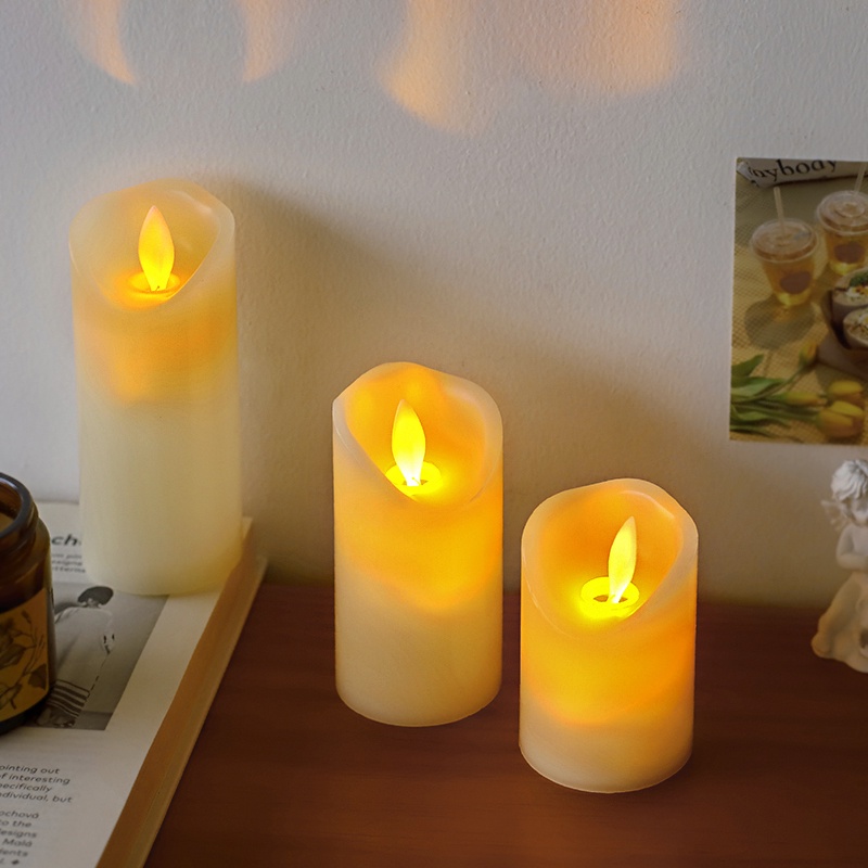 Đèn led nến, nến điện tử trang trí quán cafe, tiệc tùng, trang trí decor phòng ngủ
