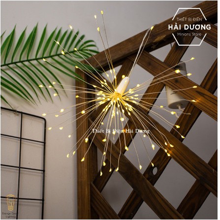 Đèn LED Pháo Hoa có điều khiển trang trí ngày tết chạy PIN AA