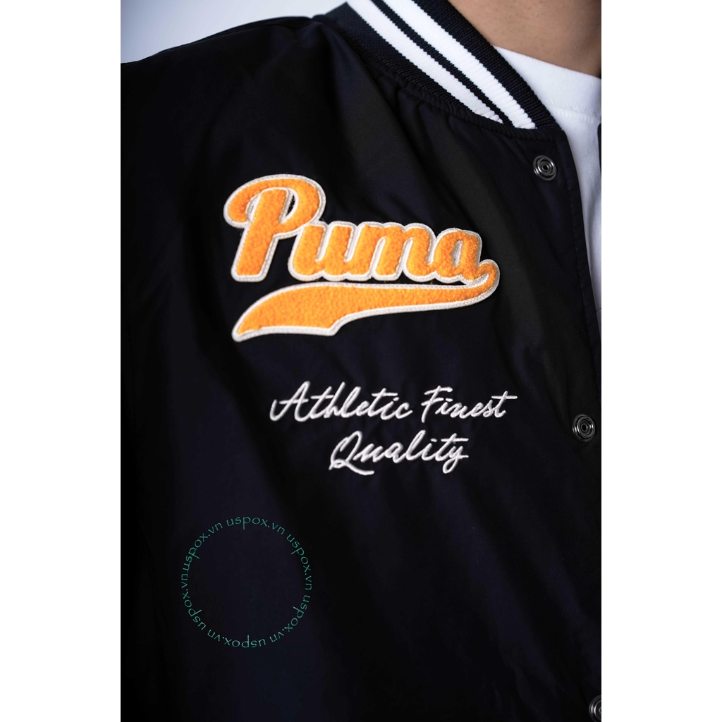 Bộ thể thao Puma Jacket Letter Man Black