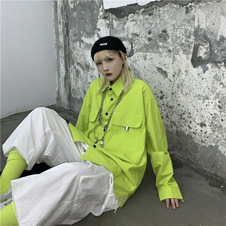 (ORDER)Áo sơ mi dài tay màu lạ mắt ulzzang