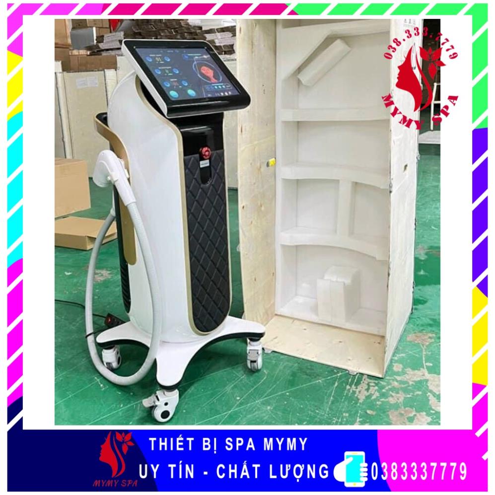 Máy triệt lông spa mới nhất Diode Laser AMERICAN bọc da cao cấp 2022