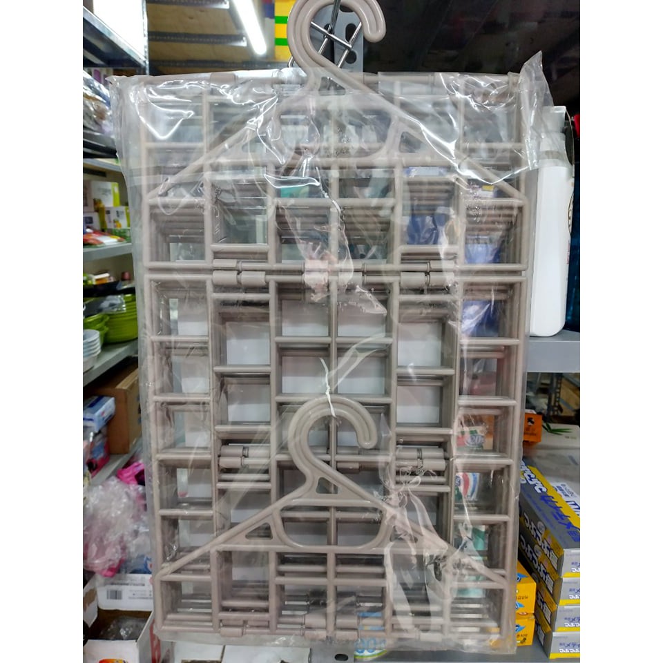 Kệ gấp để đồ bằng nhựa 5 tầng Lock&amp;Lock ETM362 màu xám, size L kích cỡ 30 x 30 x 87 cm, treo đâu cũng tiện.