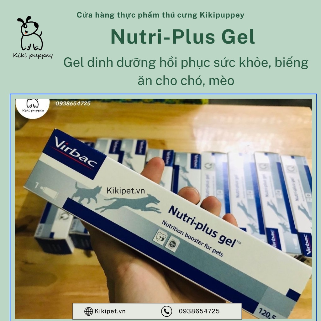 Gel dinh dưỡng cho chó mèo hồi phục sức khỏe, biếng ăn Nutri-plus