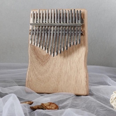 Đàn kalimba 17 phím MINTO-M17 tràm bông vàng âm vang tặng búa chỉnh âm, stick dán màu