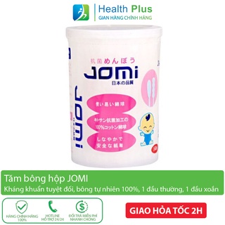 Tăm bông trẻ em ngoáy tai Jomi kháng khuẩn chất cotton tự nhiền 100%