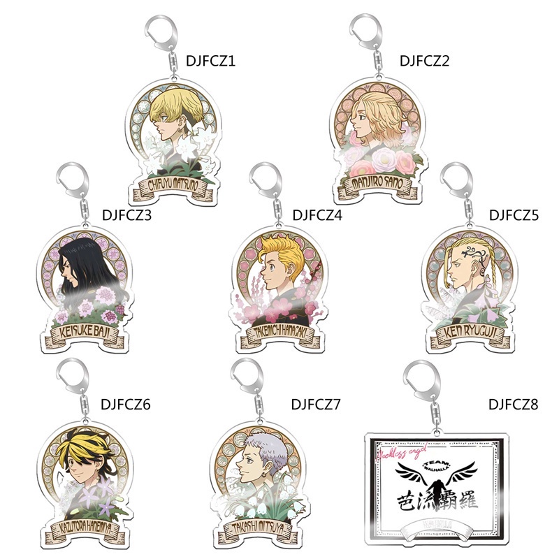 Móc gắn chìa khóa hình nhân vật phim hoạt hình Tokyo Ghoul