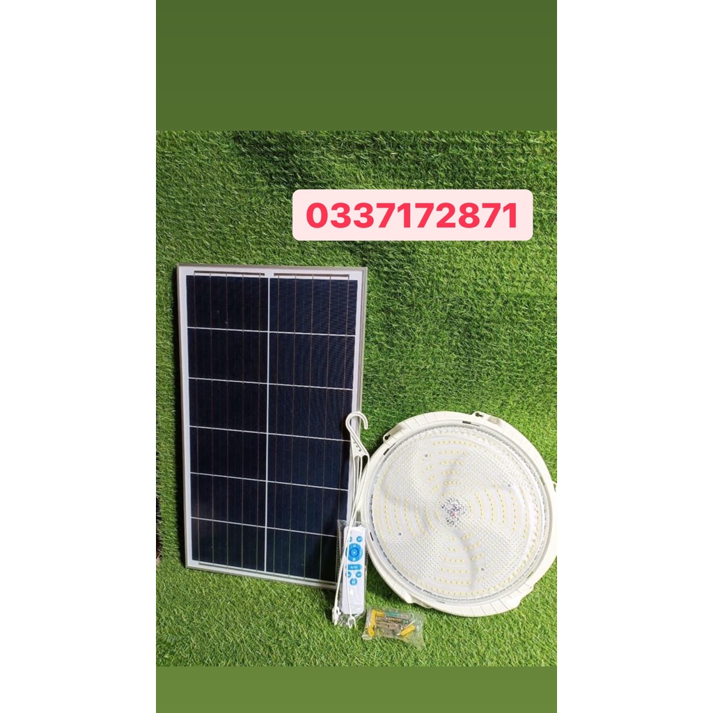 Đèn ốp trần năng lượng mặt trời 300w-400w Siêu Sáng
