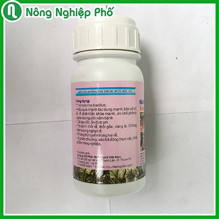 Chai 250ml - Chế phẩm Nano gold trichoderma chuyên phòng bệnh cho hoa lan và hoa hồng