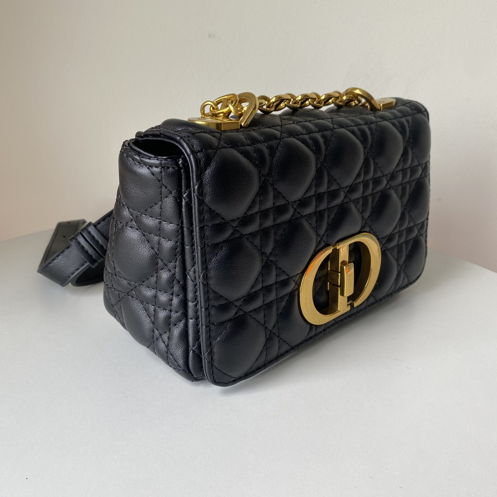 Túi Xách Dior Caro - Super Full Box Size 20 - Túi Đeo Chéo Nữ Dior Caro Small Bag